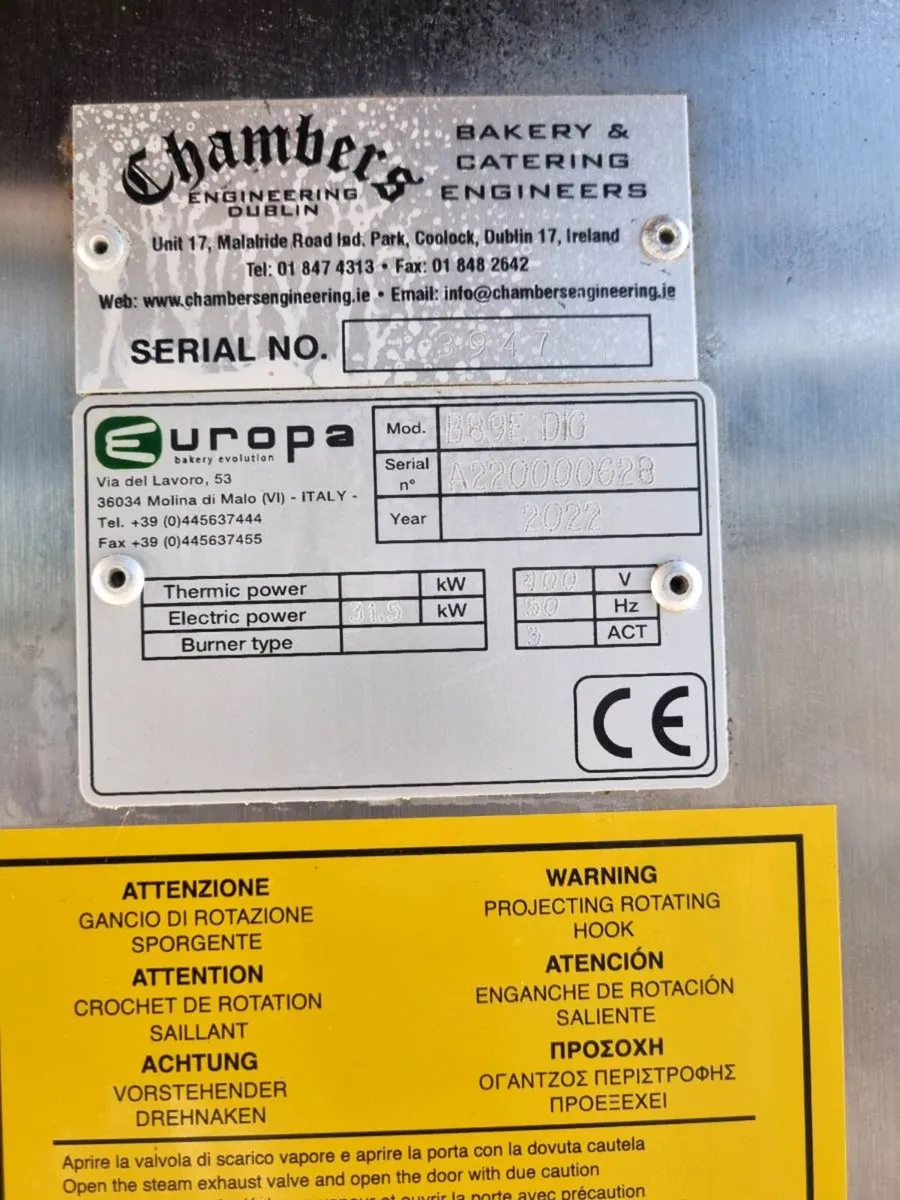 As new commercial bakery oven - Image 4