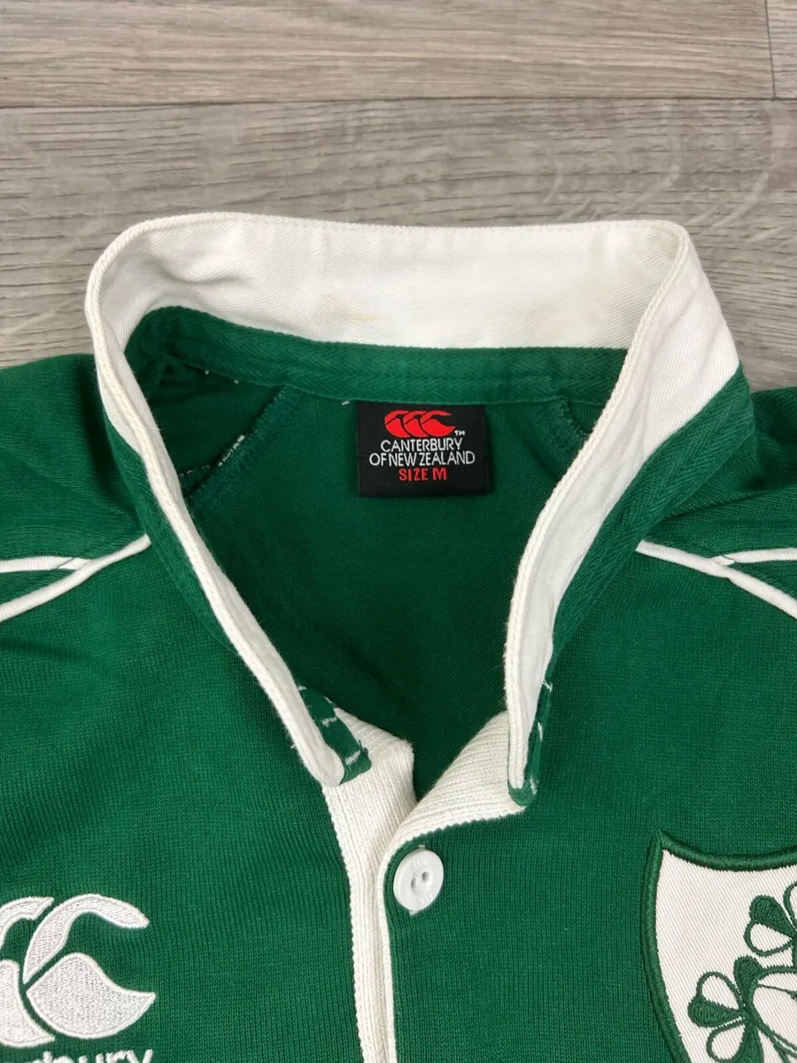 Vintage 2007 Canterbury Ireland Rugby Jersey M - Image 4