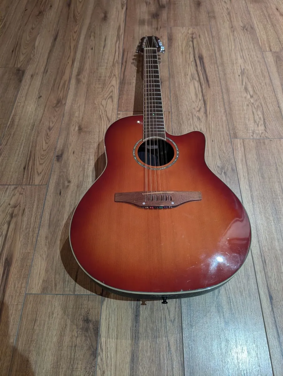 12 String Ovation Guitar - CC245 - Image 3