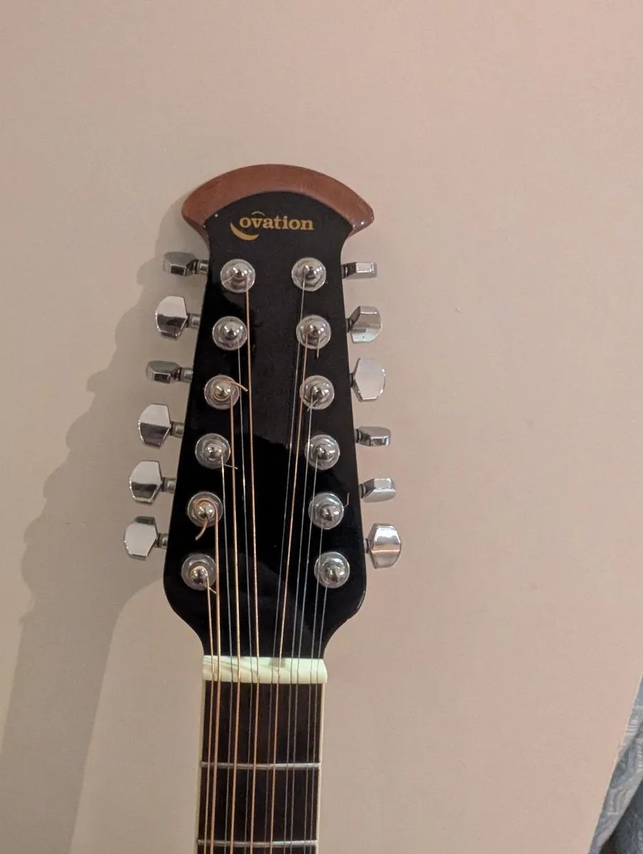 12 String Ovation Guitar - CC245 - Image 2