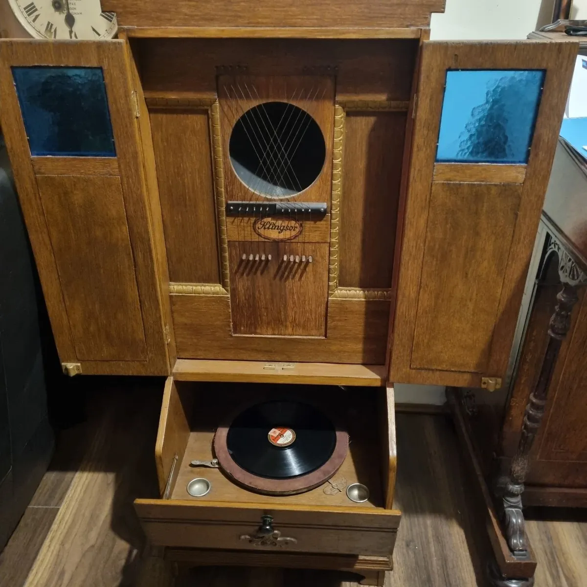 rare fine quality gramophone / phonograph - Image 2