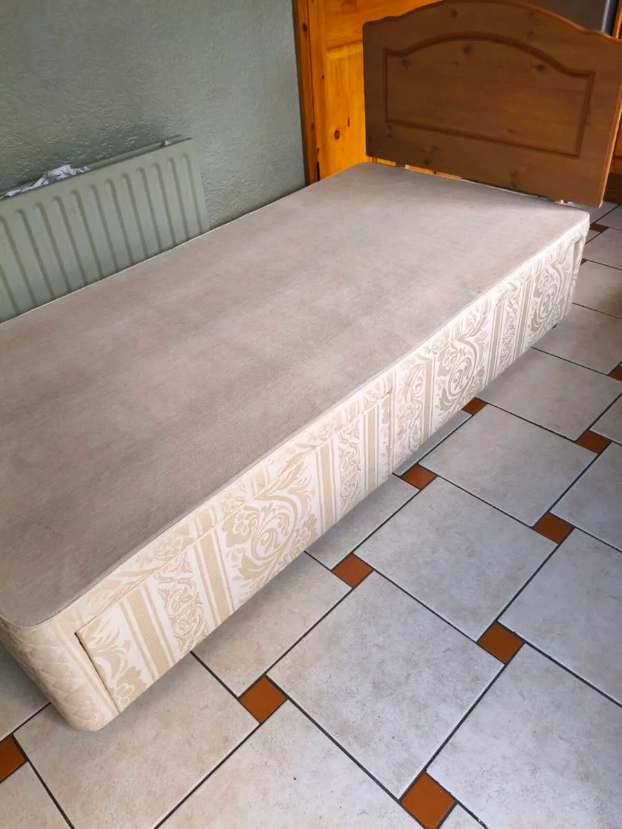 Beautiful single base headboard drawers storage - Image 4