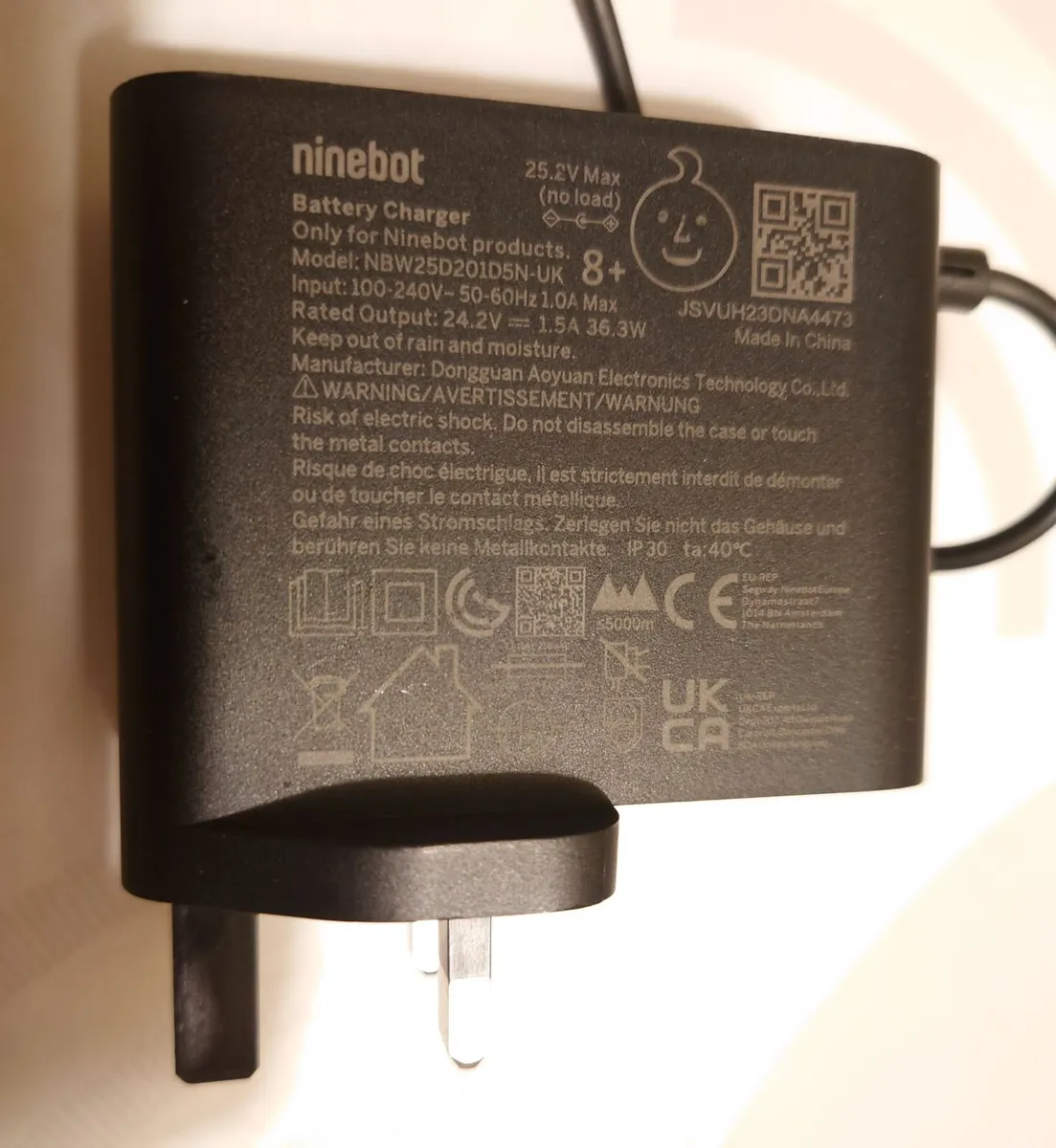 ninebot charger