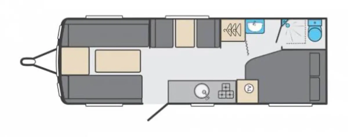 2022 SWIFT ACE PRESTIGE H/SPEC 6/7 BERTH CARAVAN - Image 3