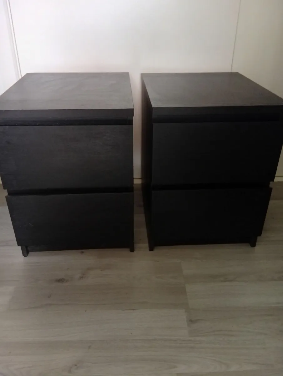 Malm Quality Bedside pair of lockers - Image 1
