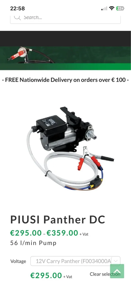 12 volt pump - Image 1