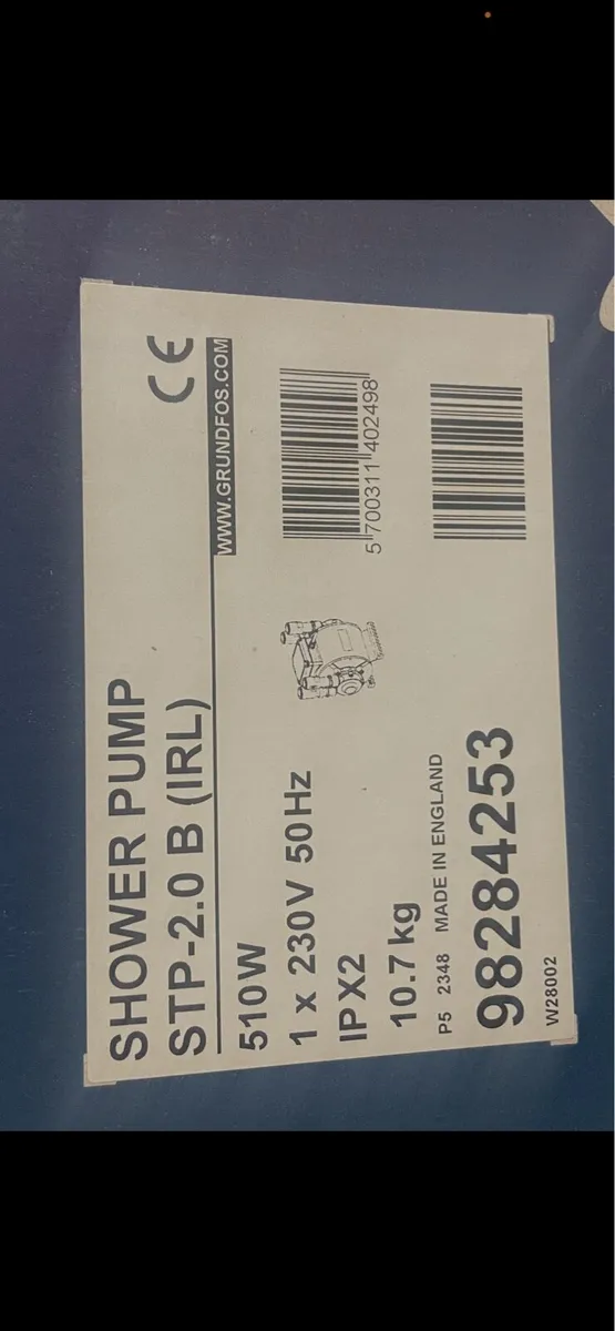 Grundfos shower pump - Image 2
