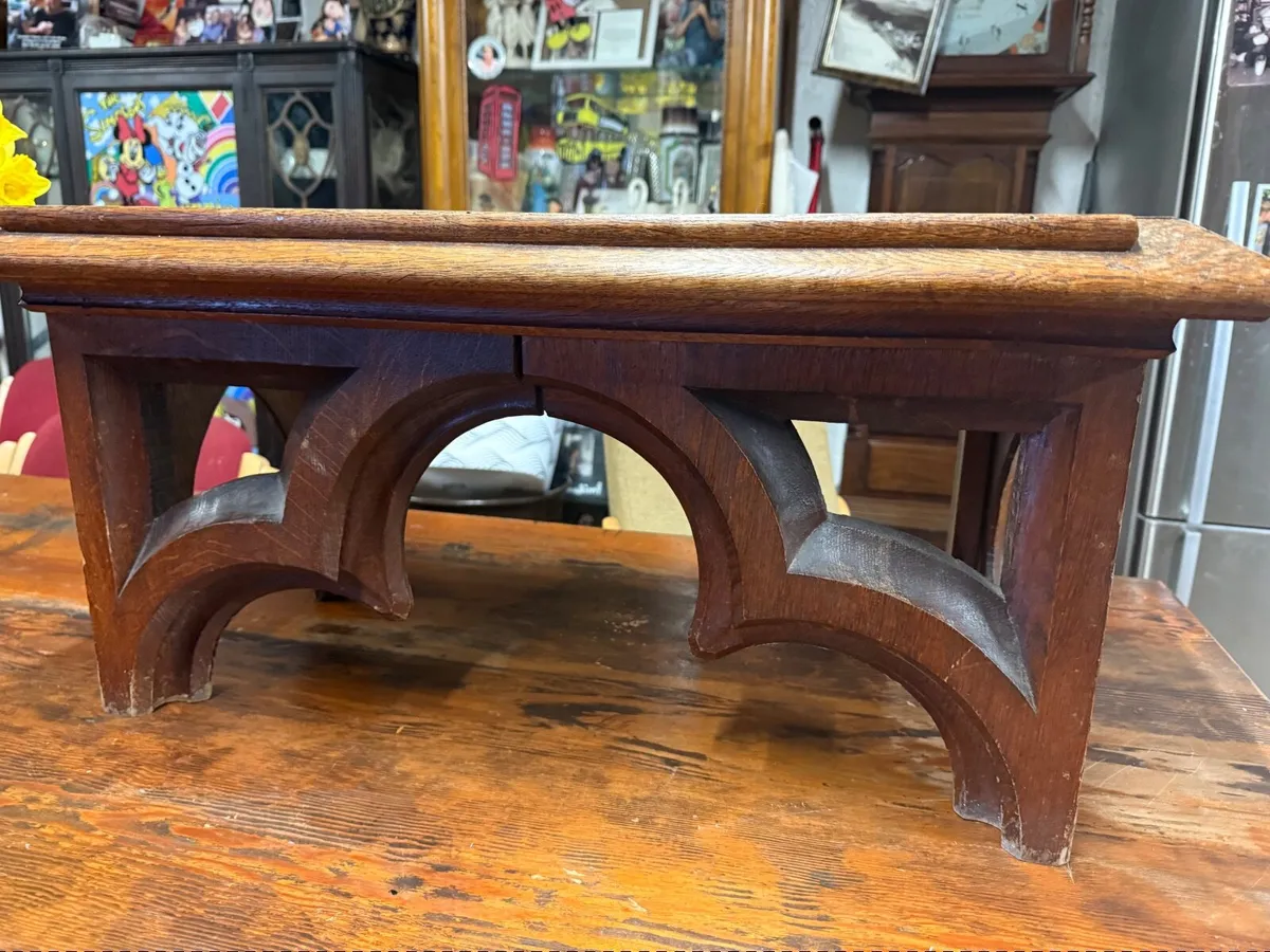 Gothic style piece French Altar antique. - Image 1