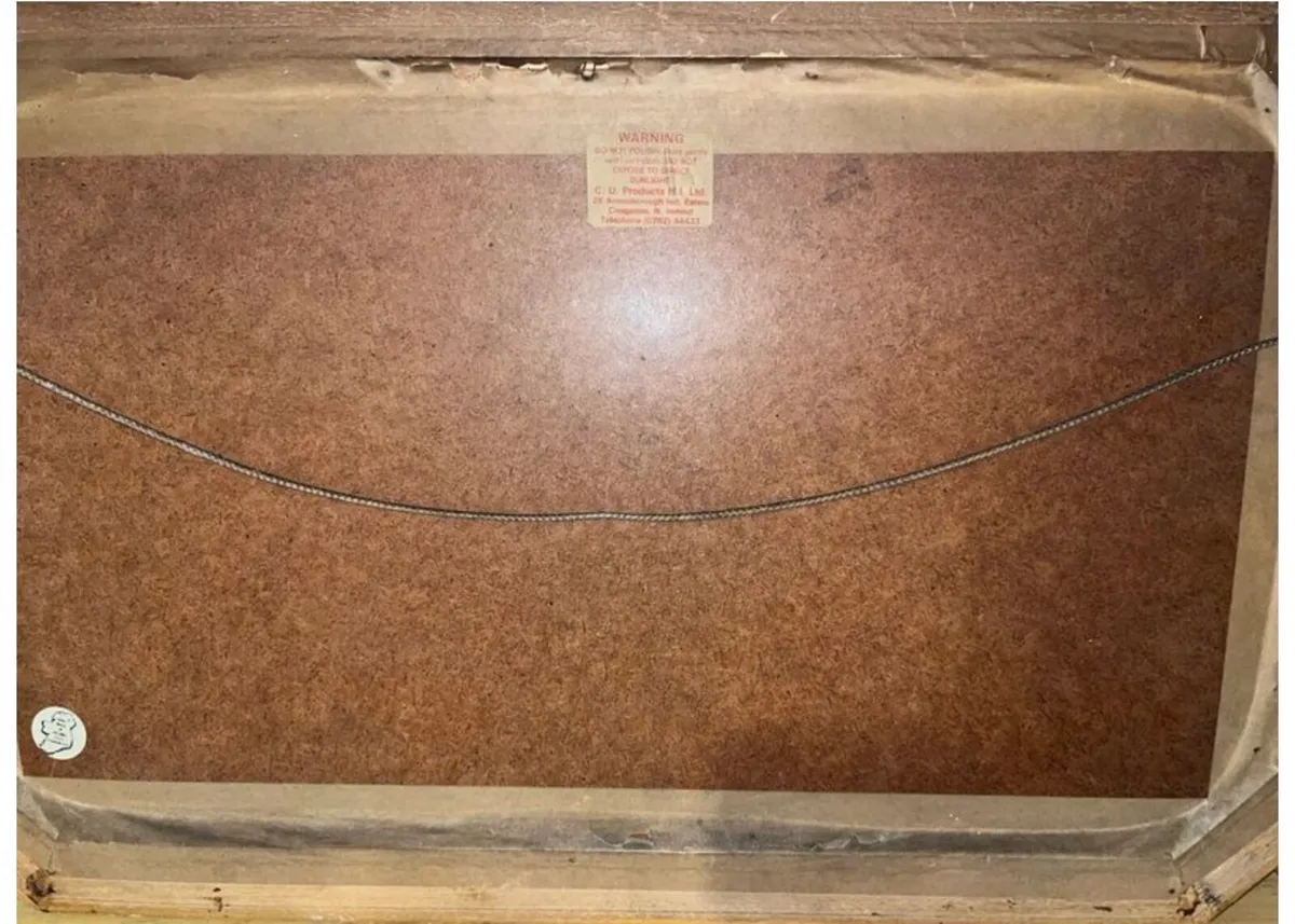 Farmer ploughing the field vintage copper - Image 2