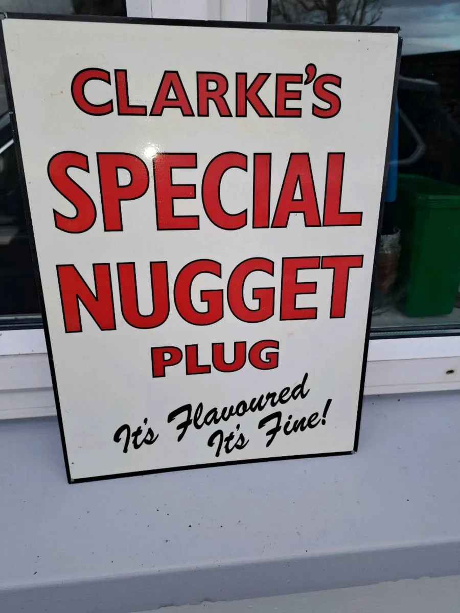 Special nugget metal sign - Image 1