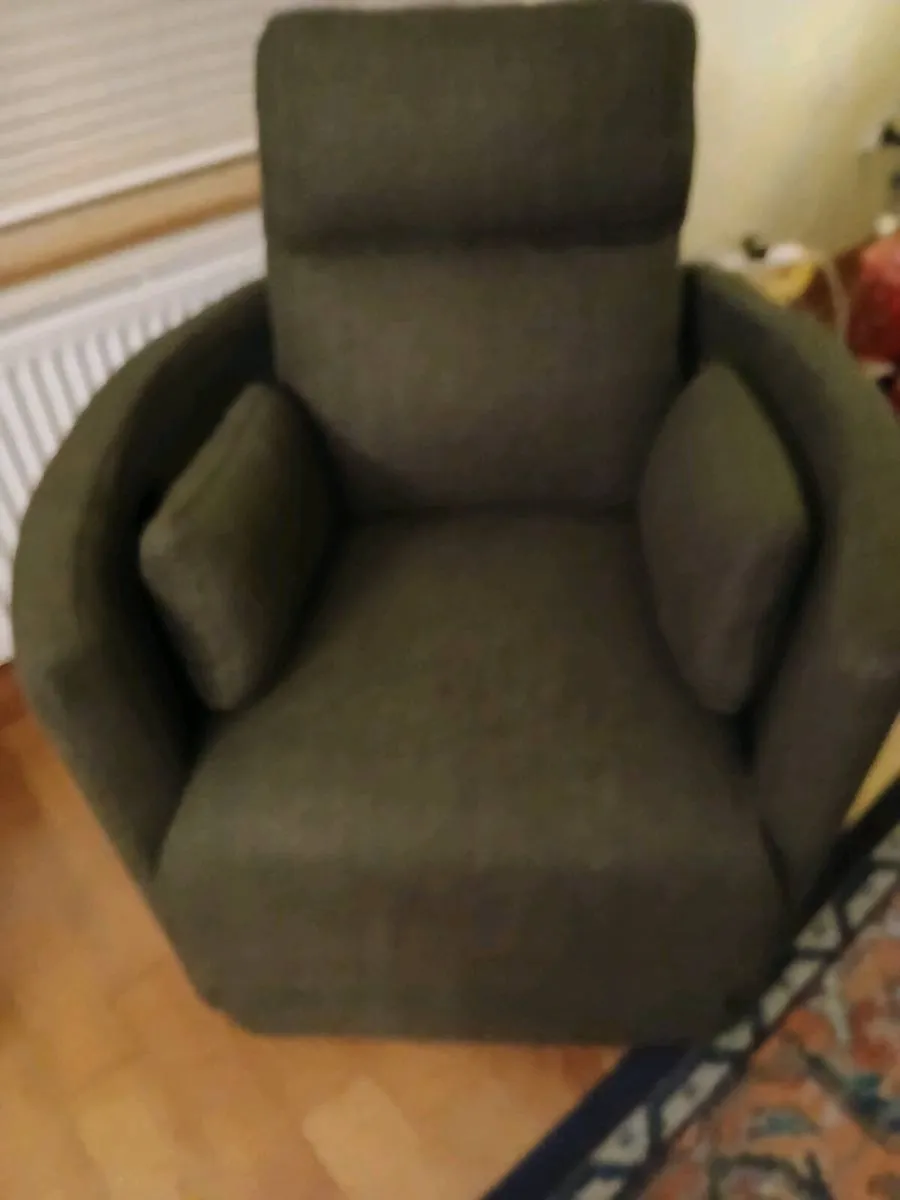 Reclining swivel armchair - Image 4