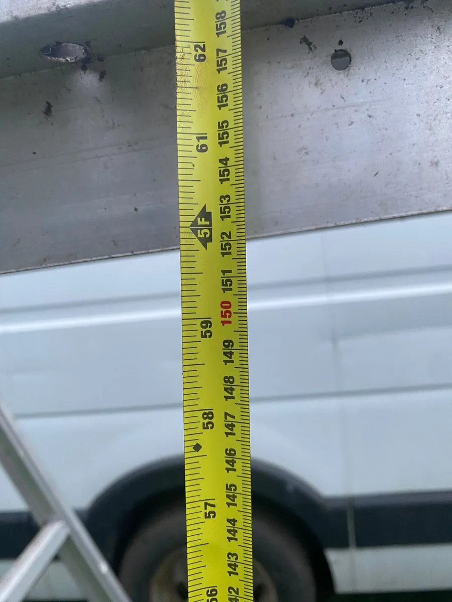 Pair of aluminium trestles with platform - Image 4