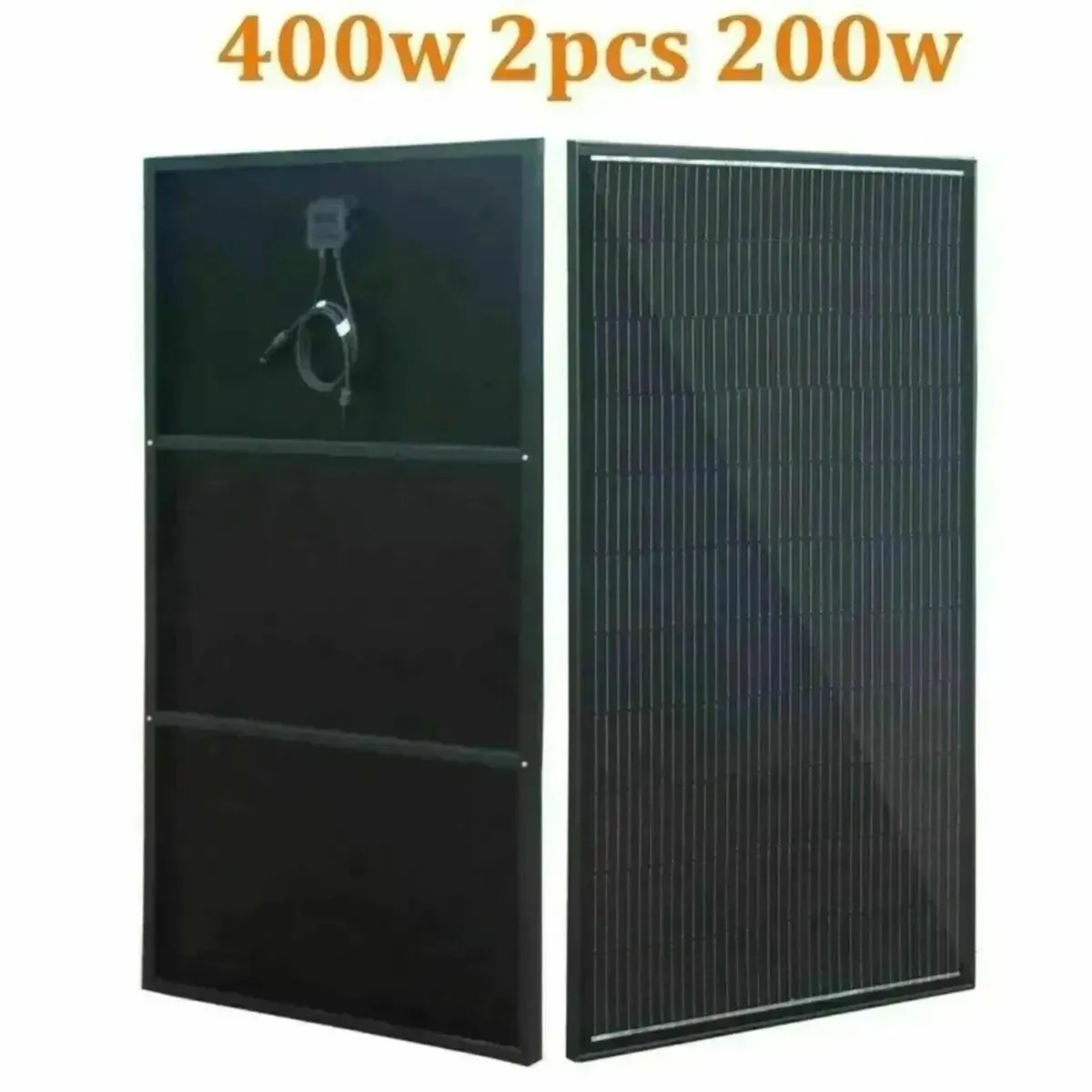 400W Solar Panel Kit 12V 2x200W Aluminum - Image 4