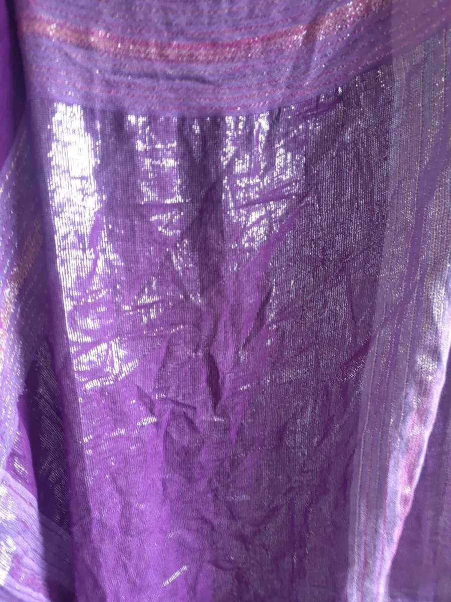 Purple silver scarf never worn - Image 2