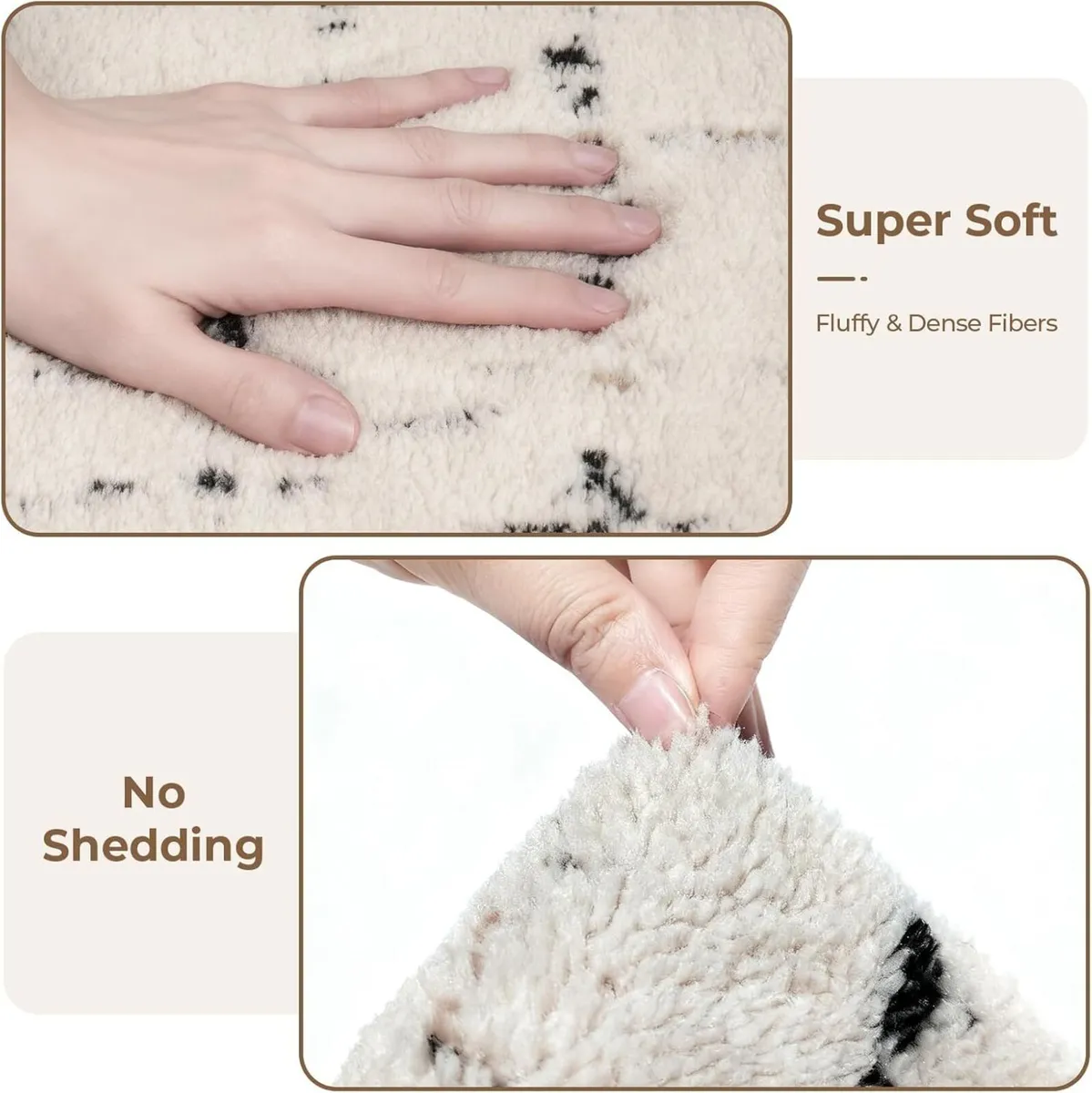 Fluffy Living Room Rug Extra Large Shaggy Carpet - Image 2