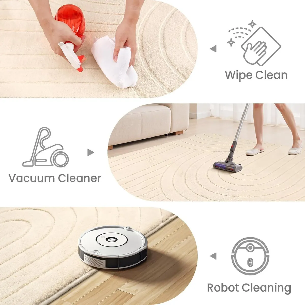 Rugs Living Room 200x300cm 3D Semicircular - Image 3