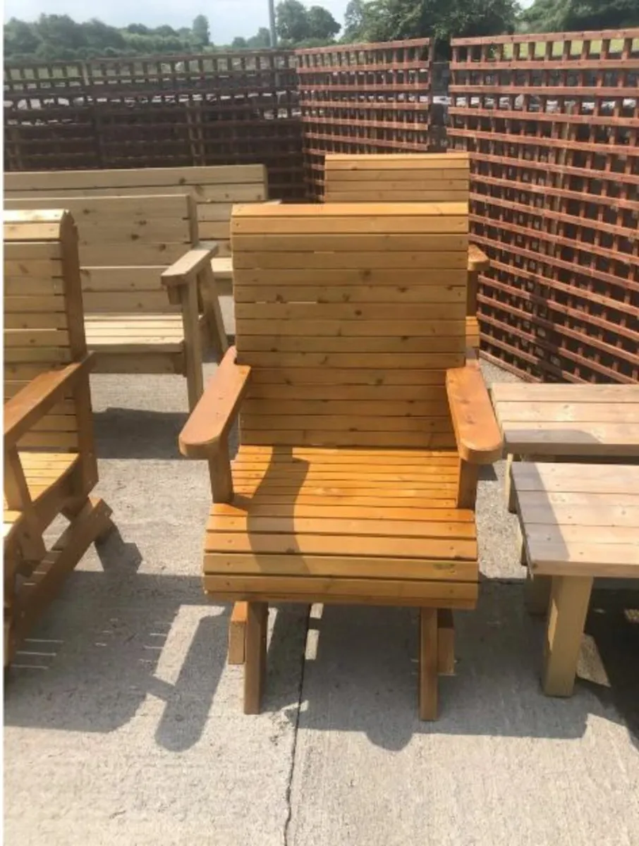 Garden Seat made with Heavy Duty Timber - Image 2