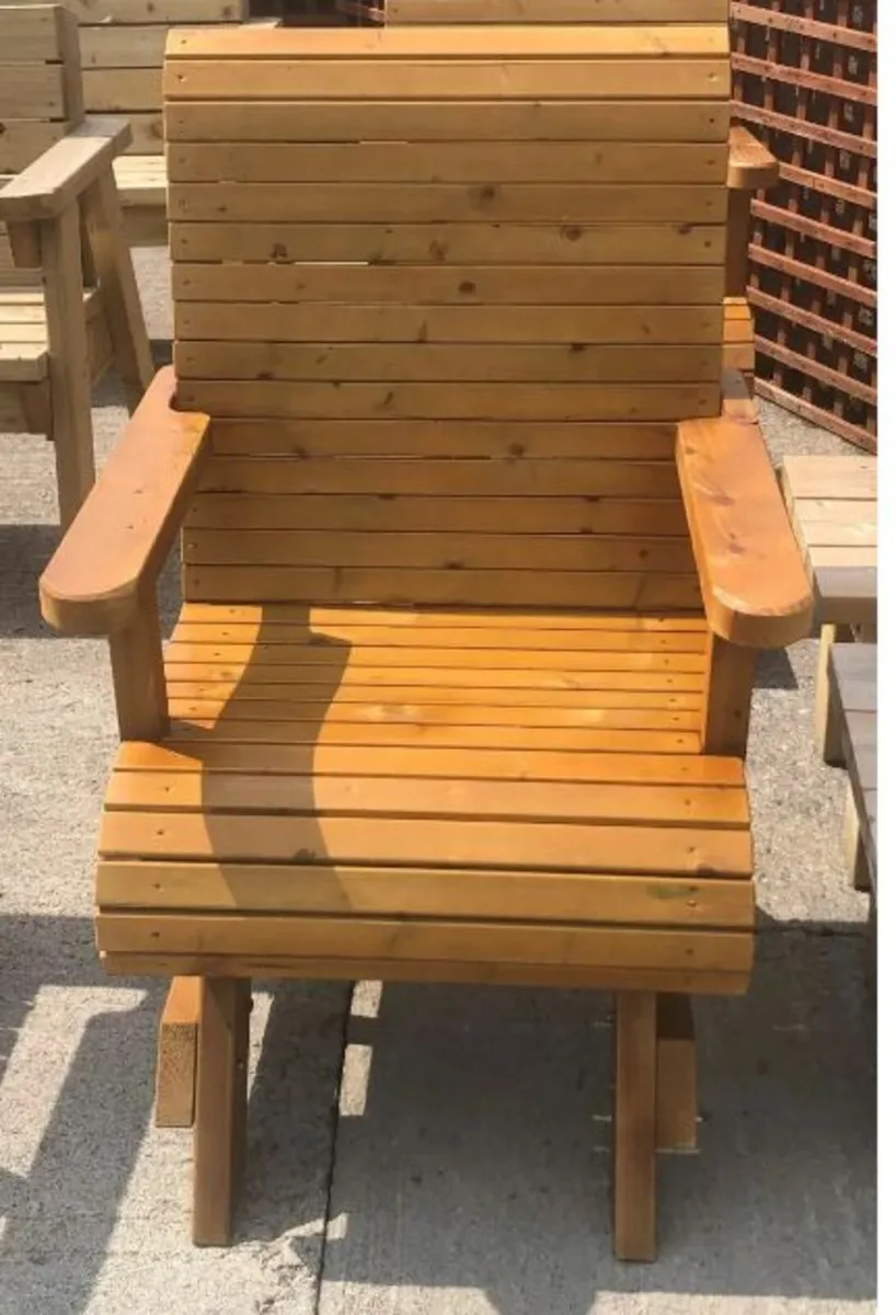 Garden Seat made with Heavy Duty Timber - Image 1