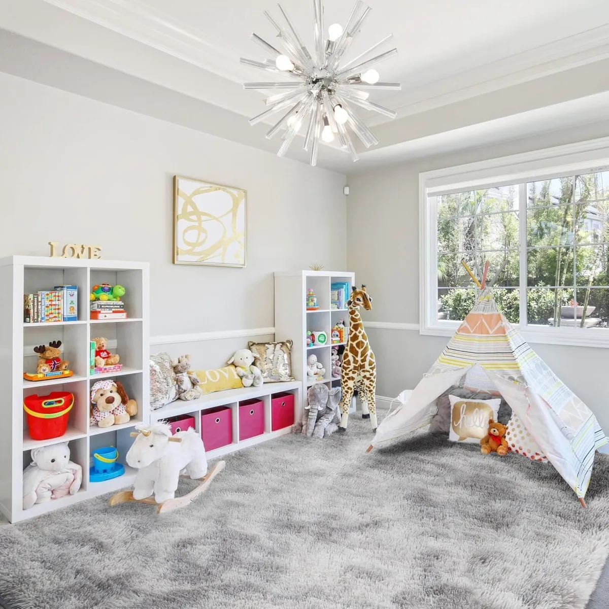 Ultra-Plush Shaggy Area Rug for Bedroom Living - Image 2