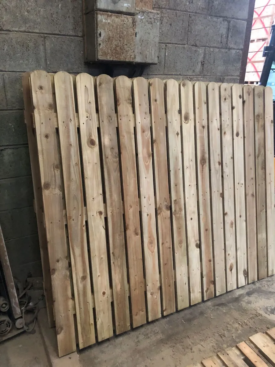 Fence Panels- Hit and Miss Panels - made to order - Image 2