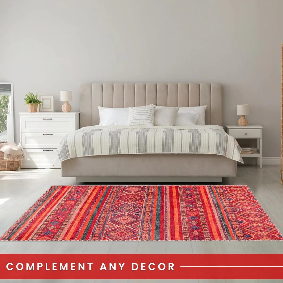 Washable Area Rugs for Living Room Traditional - Image 4