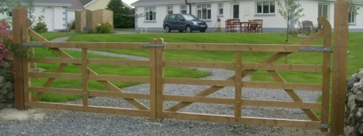 Traditional Wood Farm Gates- Made to order - Image 1