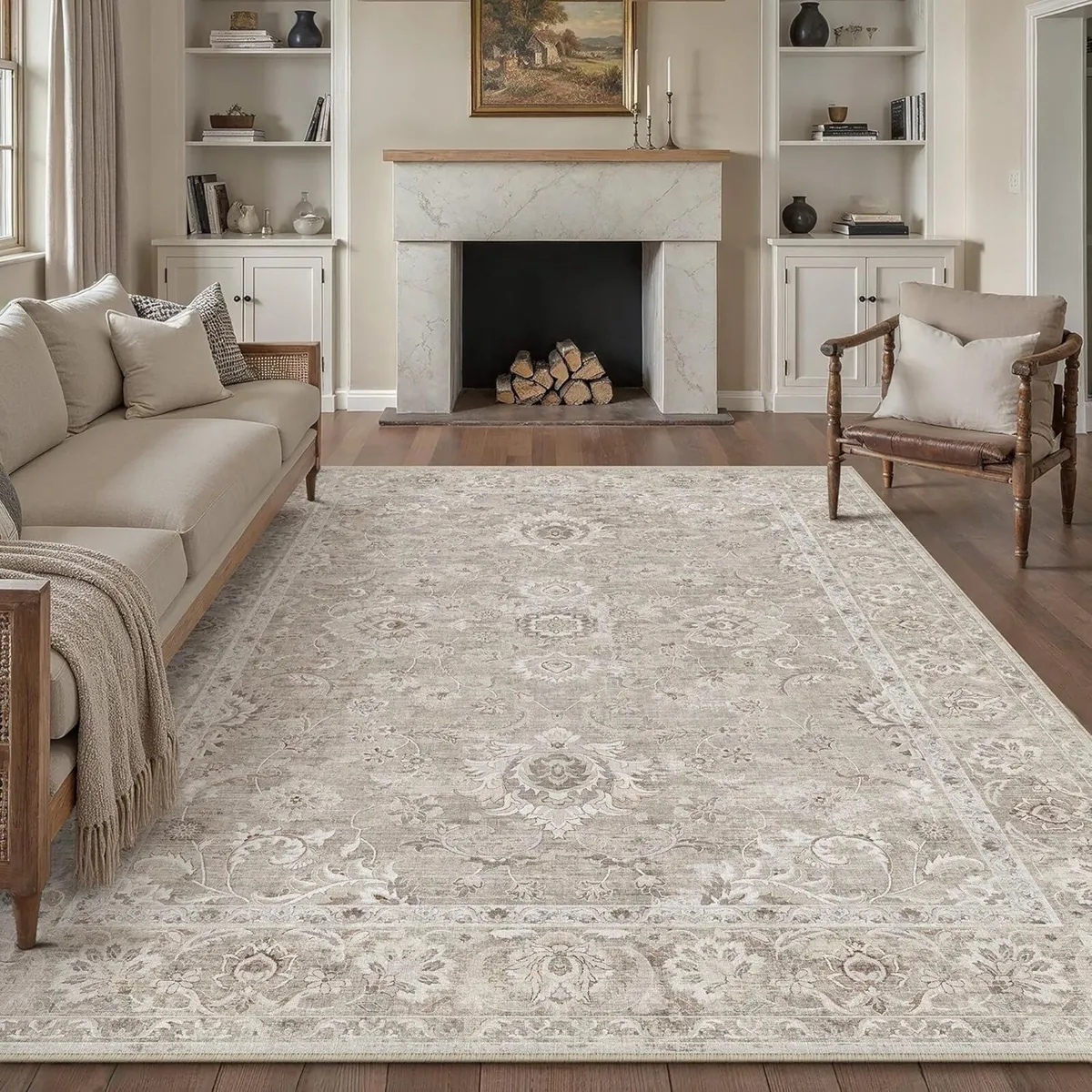 Vintage Living Room Area Rug 200x300cm Machine - Image 1