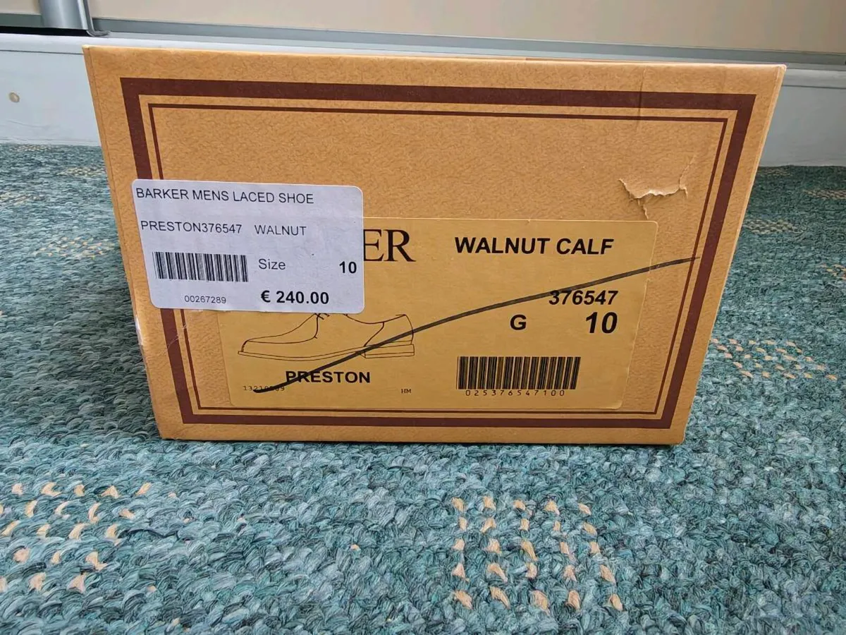 Mens Barker Shoes + box Size 10. RRP €230 - Image 4