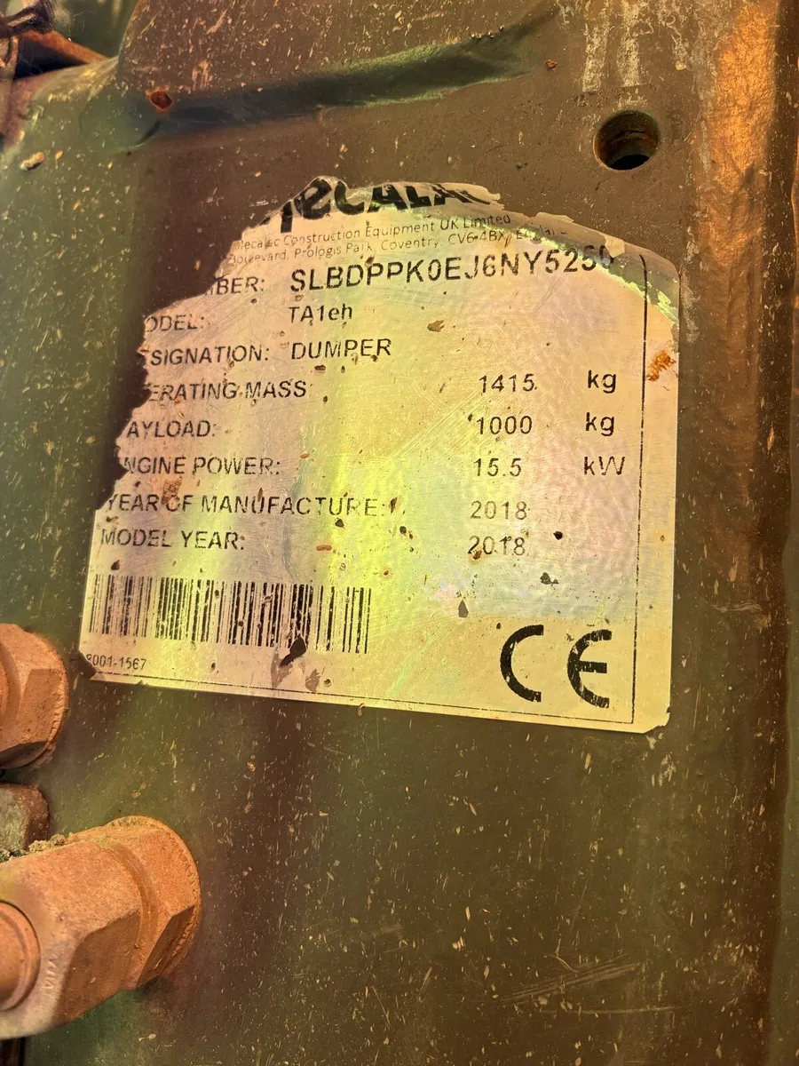 Mecalac Hi-Tip Dumper - Image 3