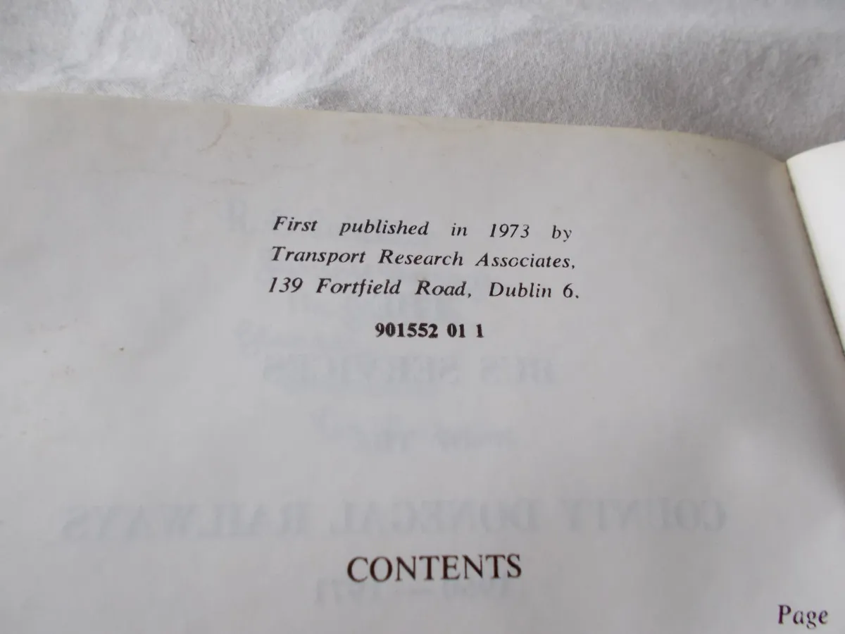 Rare 1973 edition Co. Donegal Railways Book - Image 3