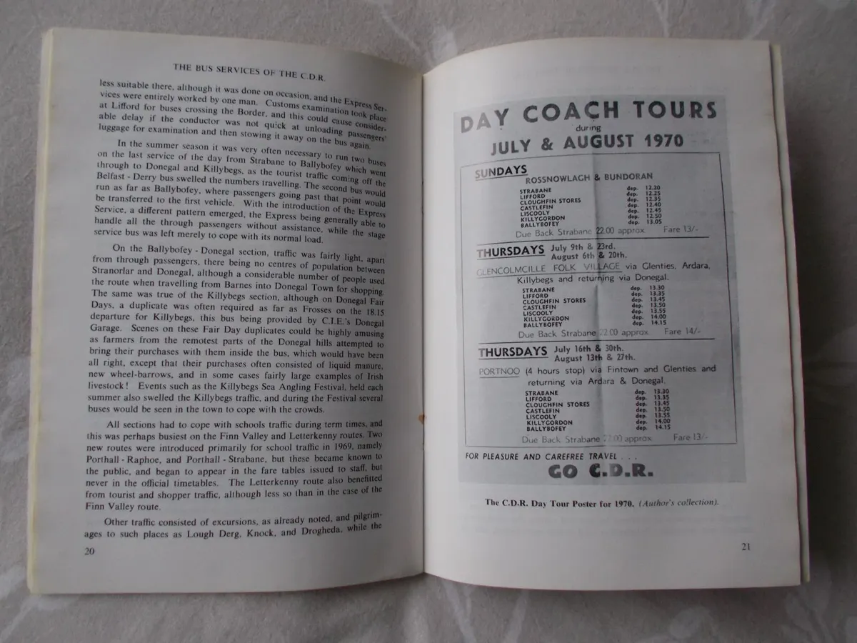 Rare 1973 edition Co. Donegal Railways Book - Image 4