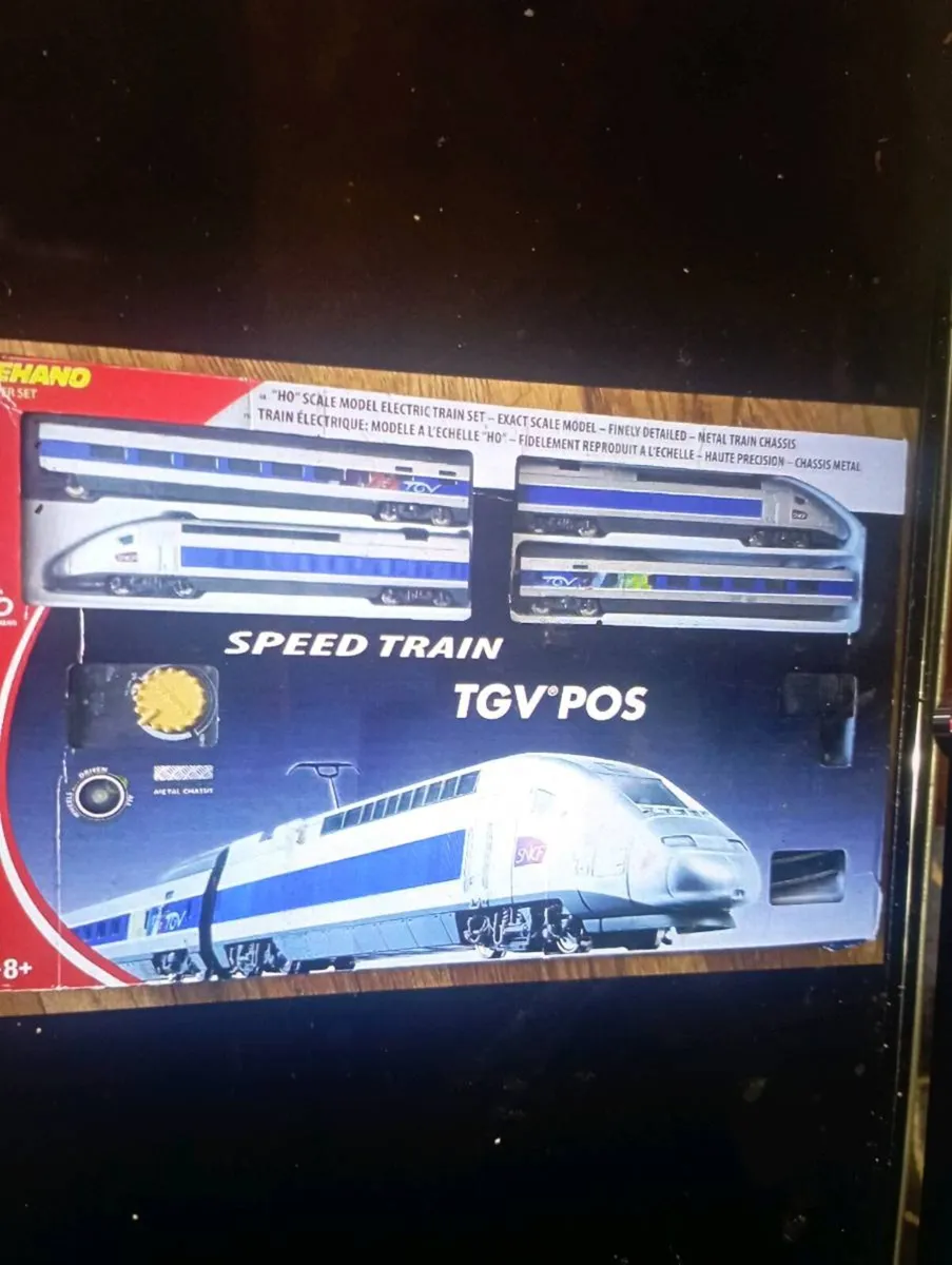HO SCALE MODLE MEHANO TGV ATLANTIQUE TRAN SET - Image 1