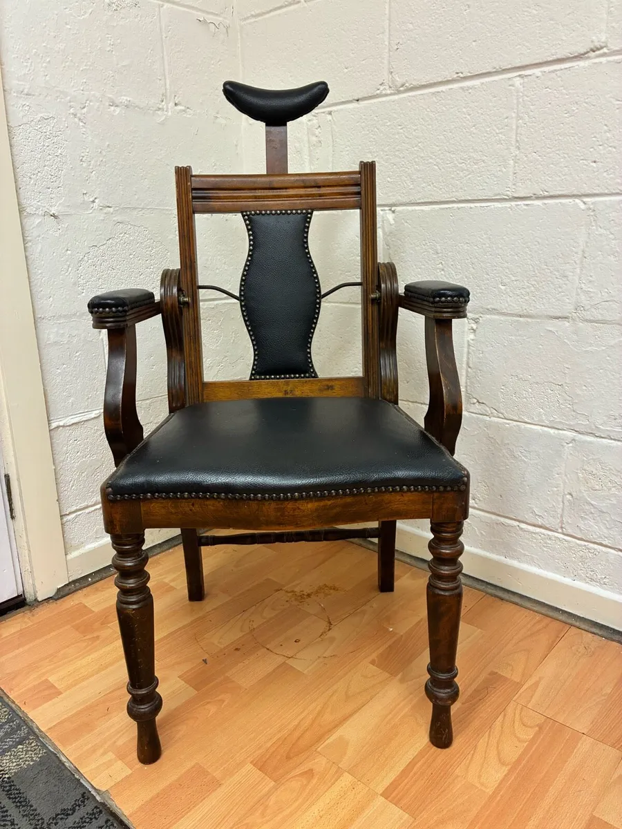 Antique barbers chair - Image 2
