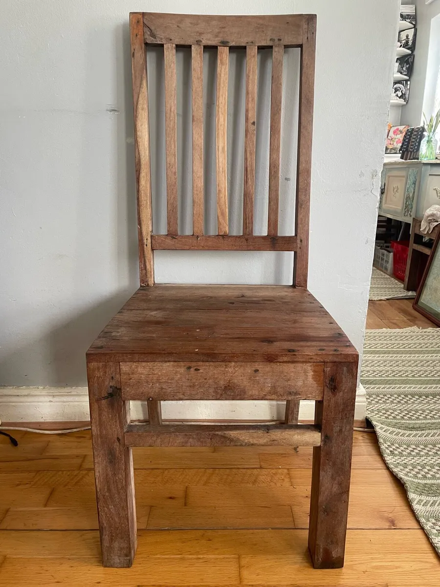 Antique kitchen chairs - Image 2