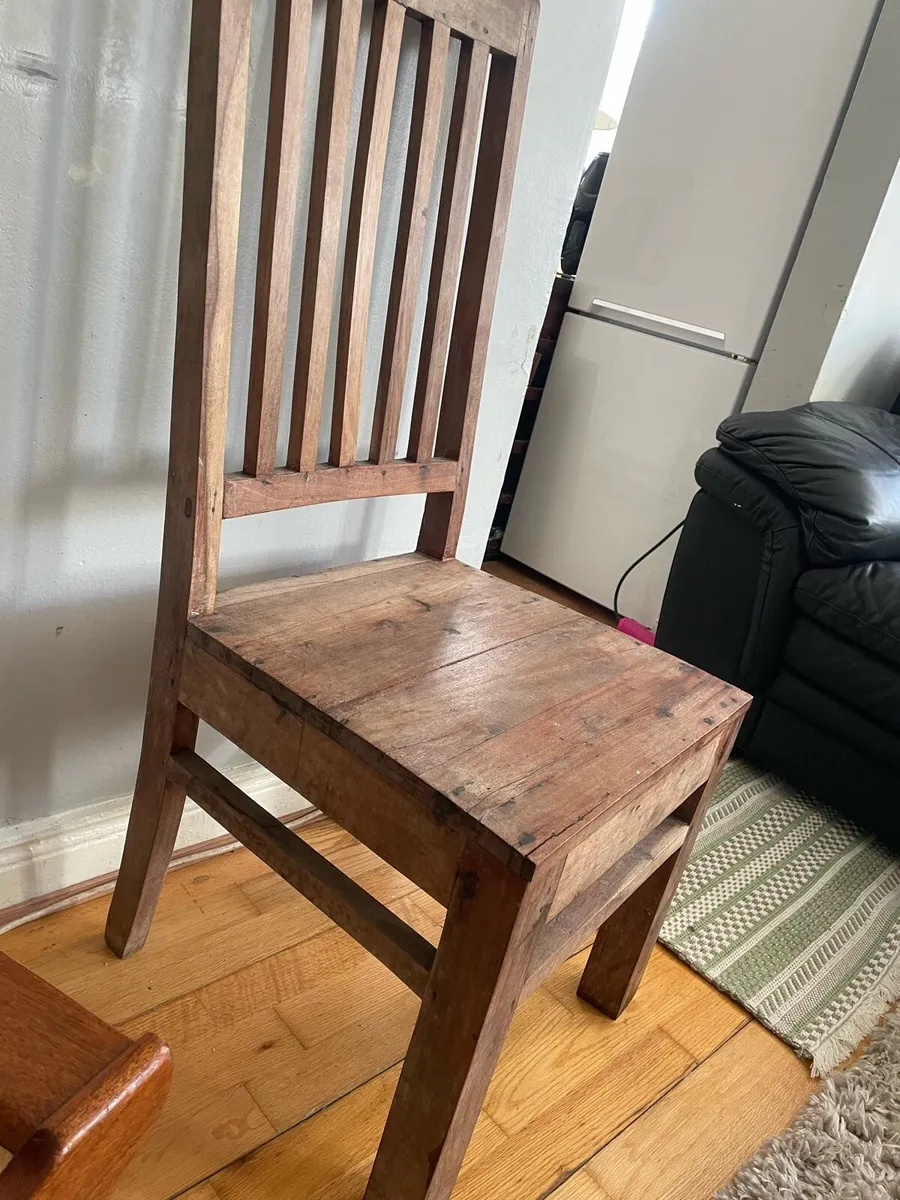 Antique kitchen chairs - Image 1