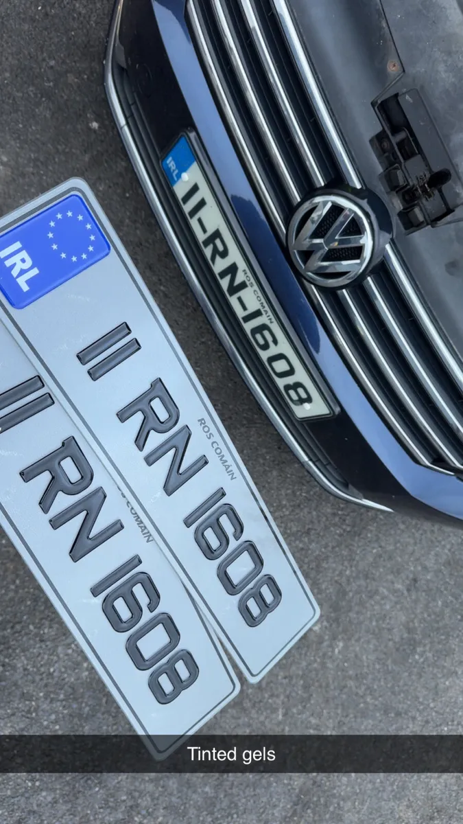 Gel , German , jap tinted number plates - Image 3