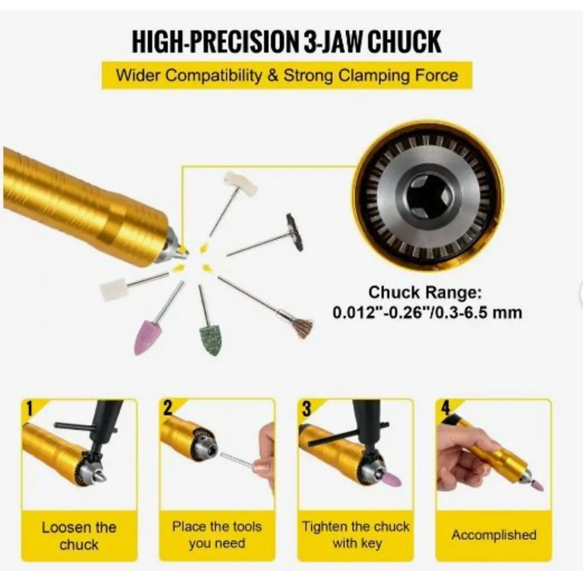 Flex Shaft Grinder 780W Rotary Tool - Image 2
