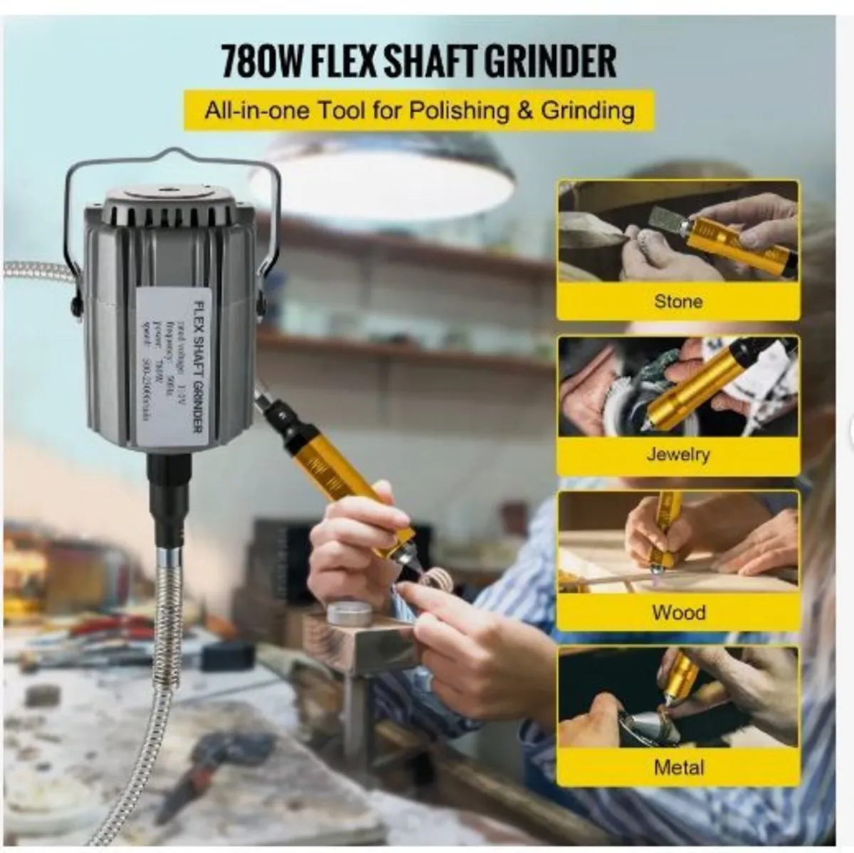 Flex Shaft Grinder 780W Rotary Tool - Image 3