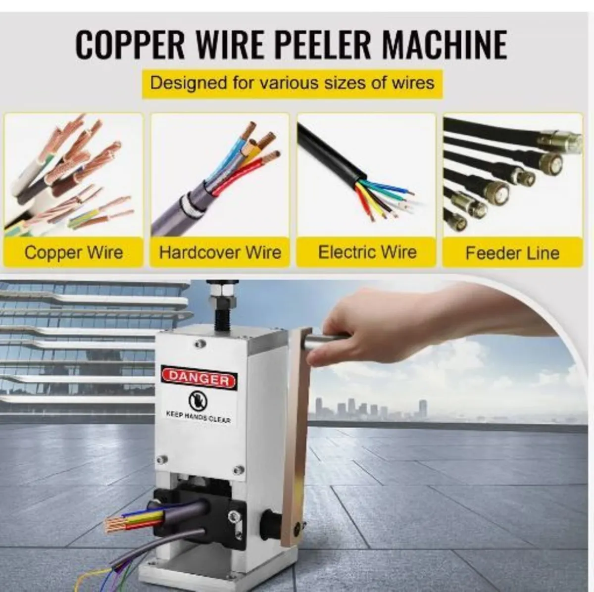 Wire Stripping Tool 1.5-25mm Cable Wire - Image 2