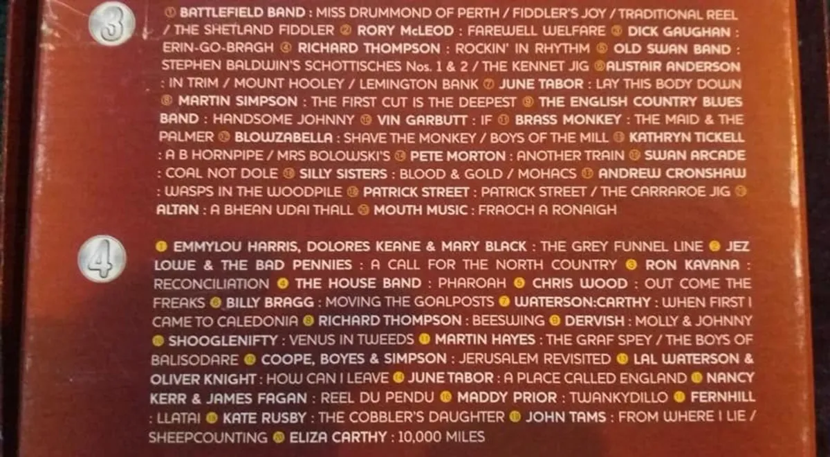 British Isles. The Acoustic Folk Box 4 cds - Image 2