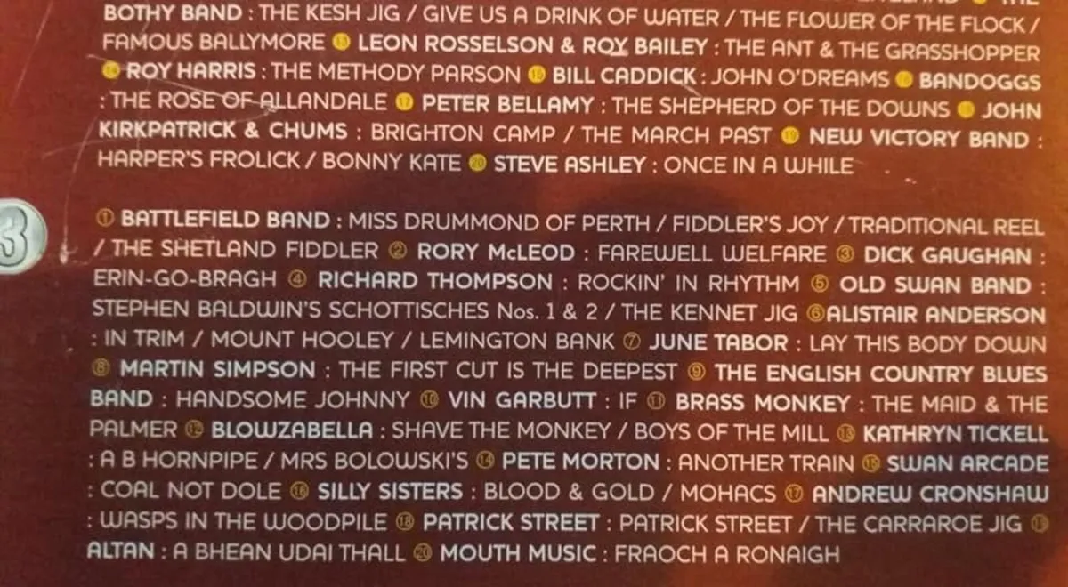 British Isles. The Acoustic Folk Box 4 cds - Image 4