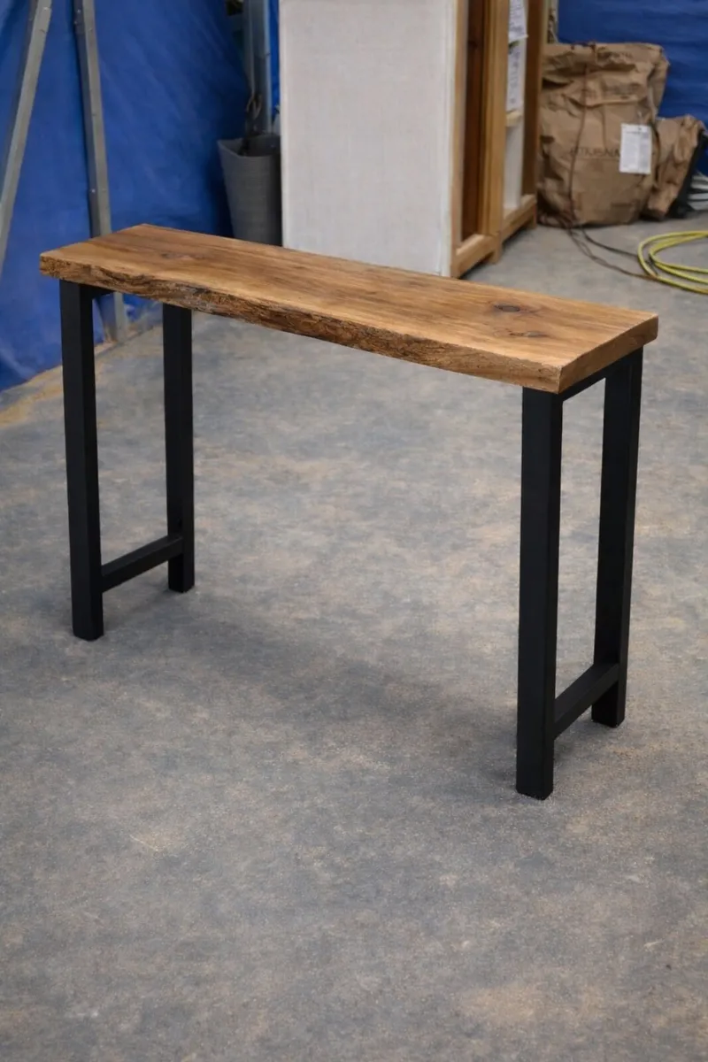 Handmade Live Edge Furniture, French Oak, Walnut - Image 3