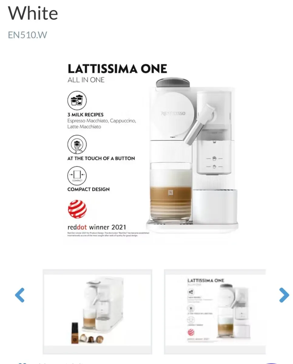 White Coffee Machine - Image 2