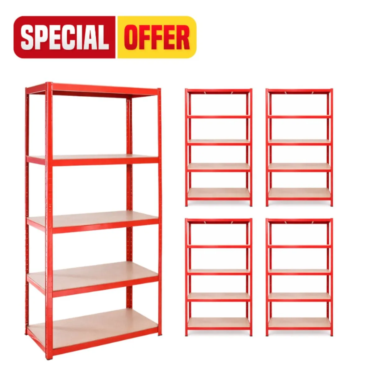 5x bays of shelving - Image 3