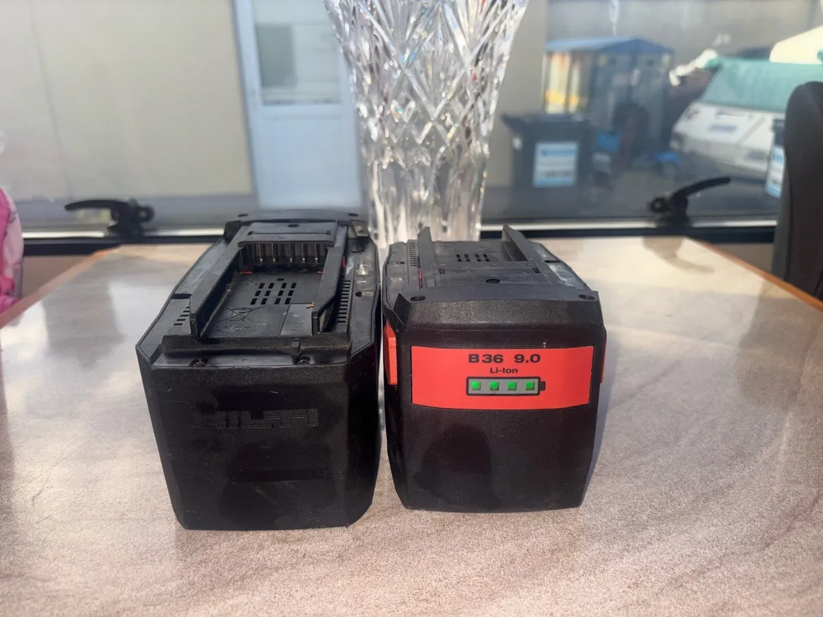 2x Hilti B36 9.0Ah Batteries 2025 - Image 2