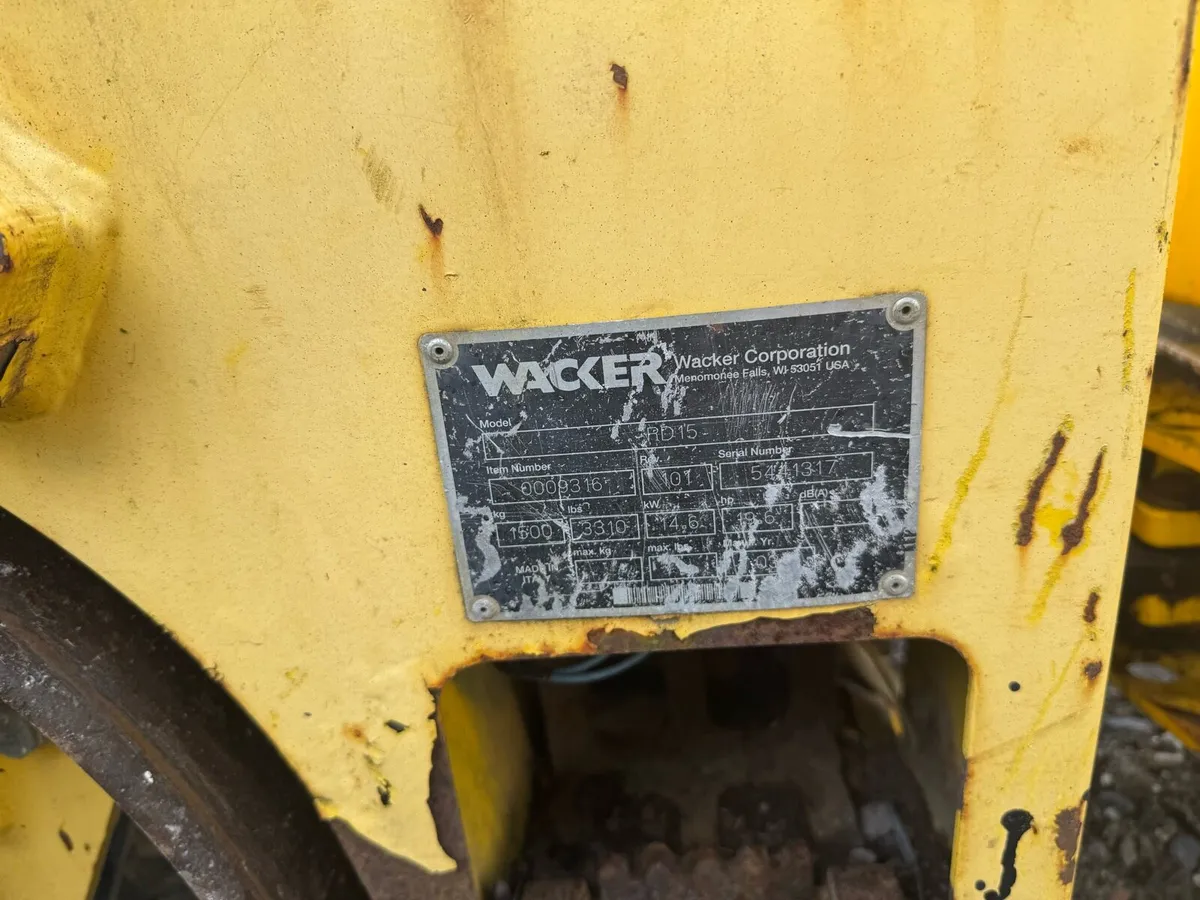 Wacker RD15 roller - Image 2