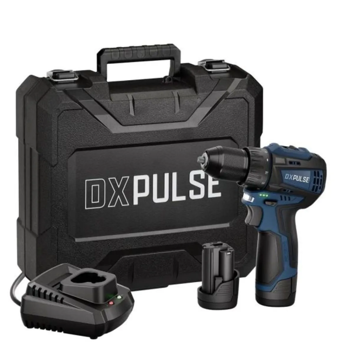 DXPULSE by Draper 12V Brushless Drill Driver Kit - Image 1