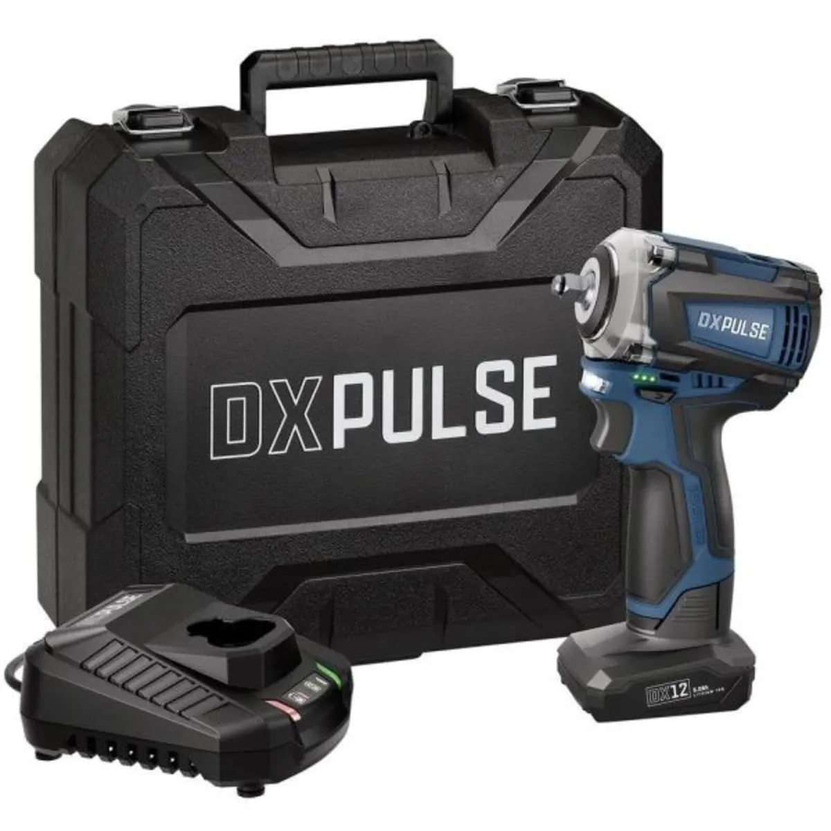 DXPULSE by Draper 12V Brushless Impact Wrench Kit - Image 1