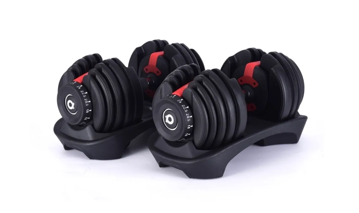 rpm power 24kg adjustable dumbbells - Image 1
