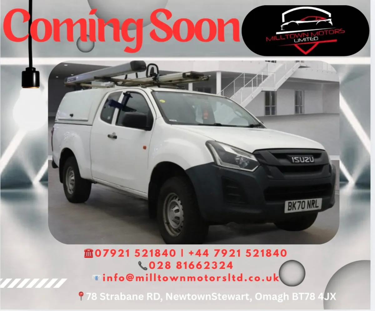 🔥🛞2020 Isuzu D-Max 1.9 Td 163 4Wd Single Cab - Image 1